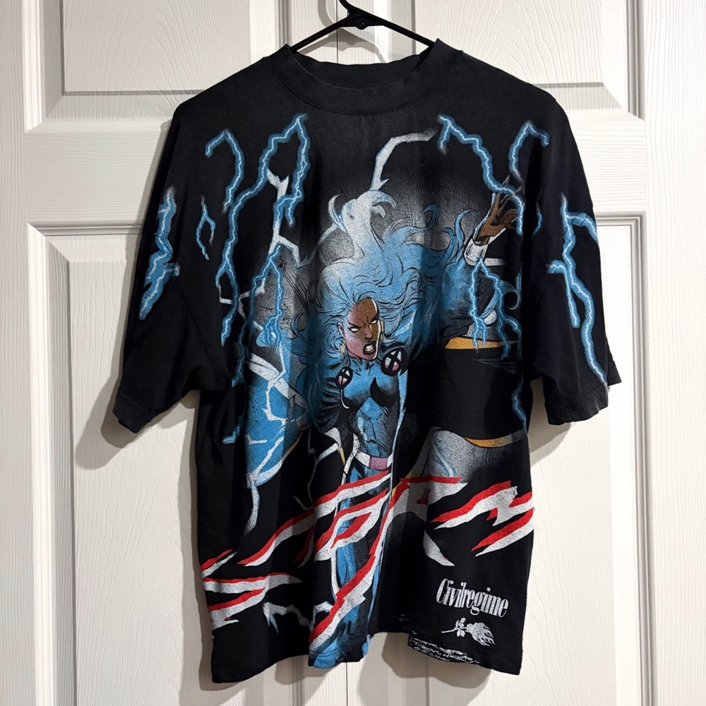 Size SMALL Civil Regime Marvel Hero Elite Series Storm X-men Oversized Shirt Tee